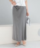 【アーバンリサーチ ロッソ/URBAN RESEARCH ROSSO】のテンセルデニムロングスカート グレー|ID: prp329100004978724 ipo3291000000037310547