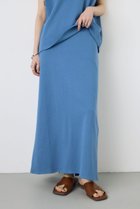 【アズール バイ マウジー/AZUL by moussy】のIラインカットロングスカート BLU|ID: prp329100004978726 ipo3291000000037345678
