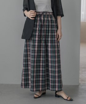 【アパートバイローリーズ/apart by lowrys】のマドラスチェックスカート 大人の最旬トレンドファッション＆コーディネート founy(ファウニー) ファッション Fashion レディースファッション Fashion for Women スカート Skirts シンプル Simple, Minimal チェック Check, Plaid, Tartan トレンド Trend, Trending Now 夏 Summer |ID:prp329100004978730