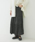 【アーバンリサーチ/URBAN RESEARCH】のギャザーティアードドットスカート 大人の最旬トレンドファッション＆コーディネート founy(ファウニー) ファッション Fashion レディースファッション Fashion for Women スカート Skirts カーディガン Cardigan, Knitwear ギャザー Gathered, Ruffled ティアードスカート Tiered Skirt, Flounced Skirt ドット Polka Dot, Dot Pattern ブルゾン Blouson, Bomber Jacket ポケット Pocket, Pocket Detail ランダム Random, Irregular リラックス Relax, Relaxed Fit S/S・春夏 SS, Spring/Summer, Warm Season おすすめ Recommended / Our Picks 夏 Summer エレガント 上品 Elegant 2026年 2026 2026春夏・S/S Spring/Summer 2026 SS26 thumbnail ブラック|ID: prp329100004978750 ipo3291000000037310638