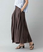 【ミッシェルクラン/MICHEL KLEIN】のシアーボリュームスカート ブラウン|ID: prp329100004978761 ipo3291000000037310673