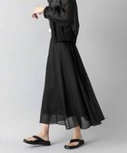 【ミッシェルクラン/MICHEL KLEIN】のセットアップ対応 メッシュフレアスカート ブラック|ID: prp329100004978762 ipo3291000000037310676