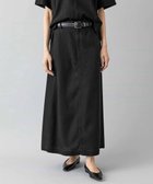 【ミッシェルクラン/MICHEL KLEIN】のライトデニムスカート ブラック|ID: prp329100004978763 ipo3291000000037310678