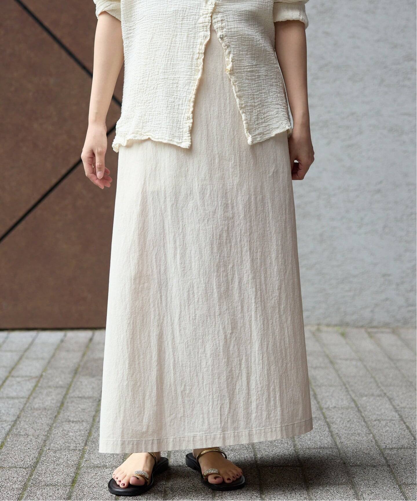 【イエナ/IENA】のドライフレアスカート インテリア・キッズ・メンズ・レディースファッション・服の通販 founy(ファウニー) 　ファッション　Fashion　レディースファッション　Fashion for Women　スカート　Skirts　Aライン・フレアスカート　A-Line & Flared Skirts　2026年　2026　2026春夏・S/S　Spring/Summer 2026 SS26　シンプル　Simple, Minimal　ノースリーブ　Sleeveless, No-Sleeve　バランス　Balance, Style Balance　フレア　Flare, Flared　ワッシャー　Washer, Crinkled Finish　ナチュラル|ID: prp329100004978776 ipo3291000000037310725