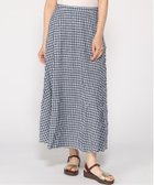 【ギャップ/GAP】のMAXI GINGHAM SKIRT 大人の最旬トレンドファッション＆コーディネート founy(ファウニー) ファッション Fashion レディースファッション Fashion for Women スカート Skirts ギンガム Gingham, Gingham Fabric クラシック Classic, Timeless Style スリム Slim, Slim Fit チェック Check, Plaid, Tartan ハイライズ High Rise, High Waist フィット Fit, Slim Fit フレア Flare, Flared マキシ Maxi, Full Length thumbnail BLUE_GINGHAM|ID: prp329100004978786 ipo3291000000037310753