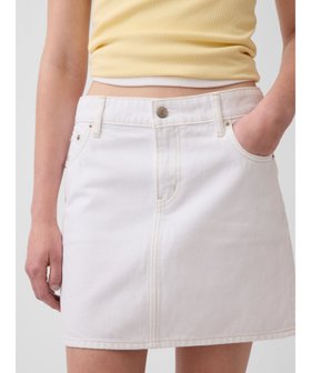 【ギャップ/GAP】のMICRO MINI SKIRT - FRESH WHITE 大人の最旬トレンドファッション＆コーディネート founy(ファウニー) ファッション Fashion レディースファッション Fashion for Women スカート Skirts ミニスカート Mini Skirts クラシック Classic, Timeless Style スリム Slim, Slim Fit デニム Denim, Jeans Material フィット Fit, Slim Fit ポケット Pocket, Pocket Detail |ID:prp329100004978787