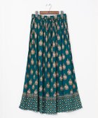 【アミナコレクション/Amina Collection】の【チャイハネ】ヨウエンスカート 大人の最旬トレンドファッション＆コーディネート founy(ファウニー) ファッション Fashion レディースファッション Fashion for Women スカート Skirts インド Indian Textile プリント Print, Printed Pattern モチーフ Motif, Design Theme ロング Long, Long-Length thumbnail ダークグリーン|ID: prp329100004978799 ipo3291000000037310796
