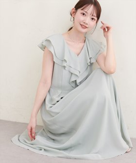 【ナチュラルクチュール/natural couture】のErikoコラボ フリルカラーノースリワンピース 大人の最旬トレンドファッション＆コーディネート founy(ファウニー) ファッション Fashion レディースファッション Fashion for Women ワンピース Dresses カーディガン Cardigan, Knitwear コラボ Collaboration, Collab シンプル Simple, Minimal ジャケット Jacket, Outerwear ノースリーブ Sleeveless, No-Sleeve フリル Frill, Ruffle ポケット Pocket, Pocket Detail リゾート Resort, Vacation Style 再入荷 Restock / Back in Stock 夏 Summer エレガント 上品 Elegant 2026年 2026 2026春夏・S/S Spring/Summer 2026 SS26 |ID:prp329100004978816