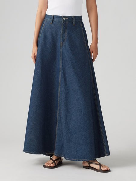 【リーバイス/Levis】のXL SKIRT ダークインディゴ インテリア・キッズ・メンズ・レディースファッション・服の通販 founy(ファウニー) https://founy.com/ ファッション Fashion レディースファッション Fashion for Women スカート Skirts クラシック Classic, Timeless Style コレクション Collection, Seasonal Line シンプル Simple, Minimal ストレッチ Stretch, Stretchy Fabric タンク Tank Top, Sleeveless Top タートルネック Turtleneck, High Neck 夏 Summer 定番 Standard, Basic Item |ID: prp329100004978817 ipo3291000000037360456