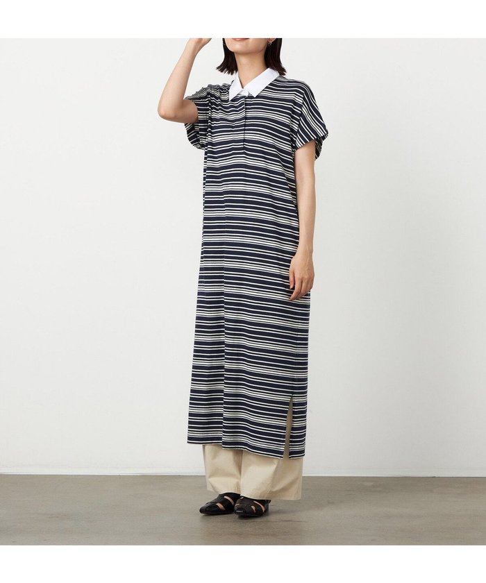 【コムサイズム/COMME CA ISM】のマルチボーダー ラガーワンピース インテリア・キッズ・メンズ・レディースファッション・服の通販 founy(ファウニー) https://founy.com/ ファッション Fashion レディースファッション Fashion for Women ワンピース Dresses シンプル Simple, Minimal スリット Slit, Slit Detail トレンド Trend, Trending Now ボーダー Border, Stripe マキシ Maxi, Full Length レギンス Leggings, Stretch Pants おすすめ Recommended / Our Picks |ID: prp329100004978819 ipo3291000000037310869