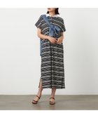 【コムサイズム/COMME CA ISM】のマルチボーダー ラガーワンピース ブラック|ID: prp329100004978819 ipo3291000000037310872