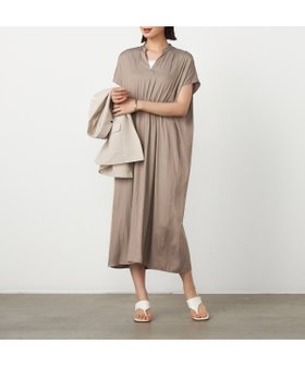 【コムサイズム/COMME CA ISM】のゆるっとろみワンピース 大人の最旬トレンドファッション＆コーディネート founy(ファウニー) ファッション Fashion レディースファッション Fashion for Women ワンピース Dresses とろみ Fluid, Flowy Fabric インナー Innerwear キャミソール Camisole, Spaghetti Strap Top ギャザー Gathered, Ruffled スリット Slit, Slit Detail タンク Tank Top, Sleeveless Top ファブリック Fabric, Textile リラックス Relax, Relaxed Fit エレガント 上品 Elegant 夏 Summer |ID:prp329100004978821