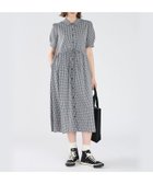 【アニエスベー ファム/agnes b. FEMME】のギンガムチェック コットン 半袖 ワンピース 大人の最旬トレンドファッション＆コーディネート founy(ファウニー) ファッション Fashion レディースファッション Fashion for Women ワンピース Dresses ギンガム Gingham, Gingham Fabric スリーブ Sleeve, Long Sleeve / Short Sleeve チェック Check, Plaid, Tartan フィット Fit, Slim Fit フェミニン Feminine, Girly フレア Flare, Flared フロント Front, Front Design 半袖 Short Sleeve, Half Sleeve thumbnail ホワイト×ブラック|ID: prp329100004978828 ipo3291000000037310901