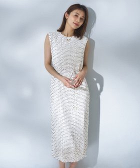 【アンタイトル/UNTITLED】のドットジャガードワンピース 大人の最旬トレンドファッション＆コーディネート founy(ファウニー) ファッション Fashion レディースファッション Fashion for Women ワンピース Dresses シアー Sheer, See-Through シンプル Simple, Minimal ジャカード／ジャガード Jacquard, Woven Pattern スマート Smart, Elegant ドット Polka Dot, Dot Pattern フェミニン Feminine, Girly プリーツ Pleats, Pleated ポケット Pocket, Pocket Detail モチーフ Motif, Design Theme リボン Ribbon, Bow エレガント 上品 Elegant |ID:prp329100004978840