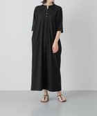 【かぐれ/kagure / URBAN RESEARCH】の『2サイズ展開』ヘンリーカットワンピース 大人の最旬トレンドファッション＆コーディネート founy(ファウニー) ファッション Fashion レディースファッション Fashion for Women ワンピース Dresses インナー Innerwear 洗える Machine Washable とろみ Fluid, Flowy Fabric ツイル Twist, Twisted Detail ポケット Pocket, Pocket Detail S/S・春夏 SS, Spring/Summer, Warm Season おすすめ Recommended / Our Picks 夏 Summer エレガント 上品 Elegant 2026年 2026 2026春夏・S/S Spring/Summer 2026 SS26 thumbnail ブラック|ID: prp329100004978843 ipo3291000000037310951