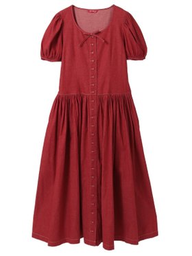 【ピンクハウス/PINK HOUSE】のデニムワンピース 大人の最旬トレンドファッション＆コーディネート founy(ファウニー) ファッション Fashion レディースファッション Fashion for Women ワンピース Dresses スリーブ Sleeve, Long Sleeve / Short Sleeve デニム Denim, Jeans Material ネップ Nepp, Slub Yarn フレア Flare, Flared ペチコート Petticoat, Underskirt リボン Ribbon, Bow レース Lace, Lace Fabric エレガント 上品 Elegant 長袖 Long Sleeve, Full Sleeve |ID:prp329100004978852