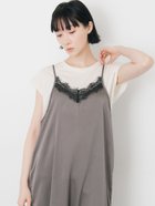 【サマンサモスモス/Samansa Mos2】の【抗菌,接触冷感】シアー梨地フレンチスリーブTシャツ 大人の最旬トレンドファッション＆コーディネート founy(ファウニー) ファッション Fashion レディースファッション Fashion for Women トップス・カットソー Cut & Sew Tops シャツ・ブラウス・オフィスカジュアル Elegant Blouses & Button-Ups ロングTシャツ・Tシャツ Longline T-Shirts & Tees おすすめ Recommended / Our Picks シアー Sheer, See-Through スリーブ Sleeve, Long Sleeve / Short Sleeve フレンチ French, French Style ロング Long, Long-Length 抗菌 Antibacterial, Bacteria-Resistant thumbnail アイボリー|ID: prp329100004978889 ipo3291000000037311144