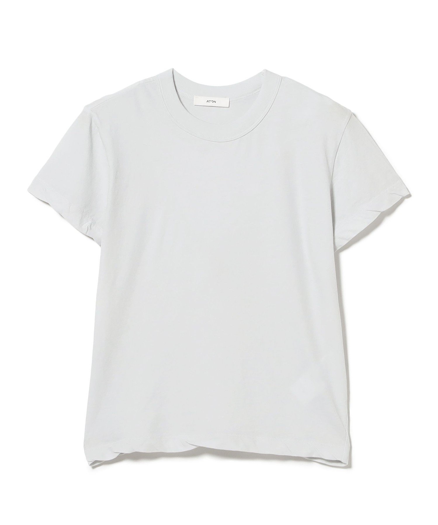 【デミルクス ビームス/Demi-Luxe BEAMS】のATON / コンパクト Tシャツ インテリア・キッズ・メンズ・レディースファッション・服の通販 founy(ファウニー) 　ファッション　Fashion　レディースファッション　Fashion for Women　トップス・カットソー　Cut & Sew Tops　シャツ・ブラウス・オフィスカジュアル　Elegant Blouses & Button-Ups　ロングTシャツ・Tシャツ　Longline T-Shirts & Tees　インド　Indian Textile　インナー　Innerwear　コンパクト　Compact, Small Size　ジャケット　Jacket, Outerwear　スタンダード　Standard, Basic　スマート　Smart, Elegant　トレンド　Trend, Trending Now　定番　Standard, Basic Item　バランス　Balance, Style Balance　マキシ　Maxi, Full Length　モダン　Modern, Contemporary　リアル　Real, Realistic　ワイド　Wide, Wide Fit　おすすめ　Recommended / Our Picks　SAX|ID: prp329100004978893 ipo3291000000037311159