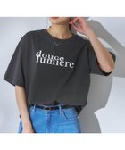 【アンタイトル/UNTITLED】のコットンロゴTシャツ 大人の最旬トレンドファッション＆コーディネート founy(ファウニー) ファッション Fashion レディースファッション Fashion for Women トップス・カットソー Cut & Sew Tops シャツ・ブラウス・オフィスカジュアル Elegant Blouses & Button-Ups ロングTシャツ・Tシャツ Longline T-Shirts & Tees クロップド Cropped, Short Length スマート Smart, Elegant エレガント 上品 Elegant thumbnail チャコールグレー|ID: prp329100004978923 ipo3291000000037311248
