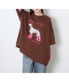 【リベリー/Riberry】のDOGプリントBIGTシャツ ブラウン|ID: prp329100004978936 ipo3291000000037311306