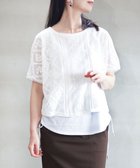 【ブルーコムブルー/BLEU COMME BLEU】のトリコトリコ レース切替フレンチプルオーバー 01|ID: prp329100004978948 ipo3291000000037311355