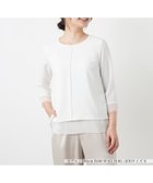 【レリアン/LEILIAN】のシフォン袖カットソー 大人の最旬トレンドファッション＆コーディネート founy(ファウニー) ファッション Fashion レディースファッション Fashion for Women トップス・カットソー Cut & Sew Tops カットソー・ベーシックTシャツ Cut-and-Sewn Tops / Stretch Tees & Basics インナー Innerwear ウォッシャブル Machine Washable カットソー Cut and Sewn Top シフォン Chiffon, Lightweight Fabric ジャケット Jacket, Outerwear ジョーゼット Georgette, Semi-Sheer Fabric スリーブ Sleeve, Long Sleeve / Short Sleeve ポケット Pocket, Pocket Detail 夏 Summer thumbnail アイボリー|ID: prp329100004978956 ipo3291000000037311382