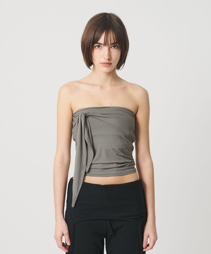 【ビューティ&ユース ユナイテッドアローズ/BEAUTY&YOUTH / UNITED ARROWS】のATTISESSION タイ チューブトップ インテリア・キッズ・メンズ・レディースファッション・服の通販 founy(ファウニー) https://founy.com/ ファッション Fashion レディースファッション Fashion for Women カットソー Cut and Sewn Top シンプル Simple, Minimal スラックス Slacks, Dress Pants チューブ Tube, Tube Top デニム Denim, Jeans Material フィット Fit, Slim Fit フロント Front, Front Design ベーシック Basic, Essential リボン Ribbon, Bow おすすめ Recommended / Our Picks |ID: prp329100004978976 ipo3291000000037311444