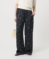 【ビューティ&ユース ユナイテッドアローズ/BEAUTY&YOUTH / UNITED ARROWS】のフラワー エンブロイダリー ドローストリング パンツ ウォッシャブル 大人の最旬トレンドファッション＆コーディネート founy(ファウニー) ファッション Fashion レディースファッション Fashion for Women パンツ Pants & Trousers ウォッシャブル Machine Washable エンブロイダリー Embroidery Design サテン Satin, Glossy Fabric ジャケット Jacket, Outerwear スプリング Spring, Spring Collection ドローストリング Drawstring, Pull Cord フラワー Flower, Floral ワイド Wide, Wide Fit おすすめ Recommended / Our Picks |ID:prp329100004978989