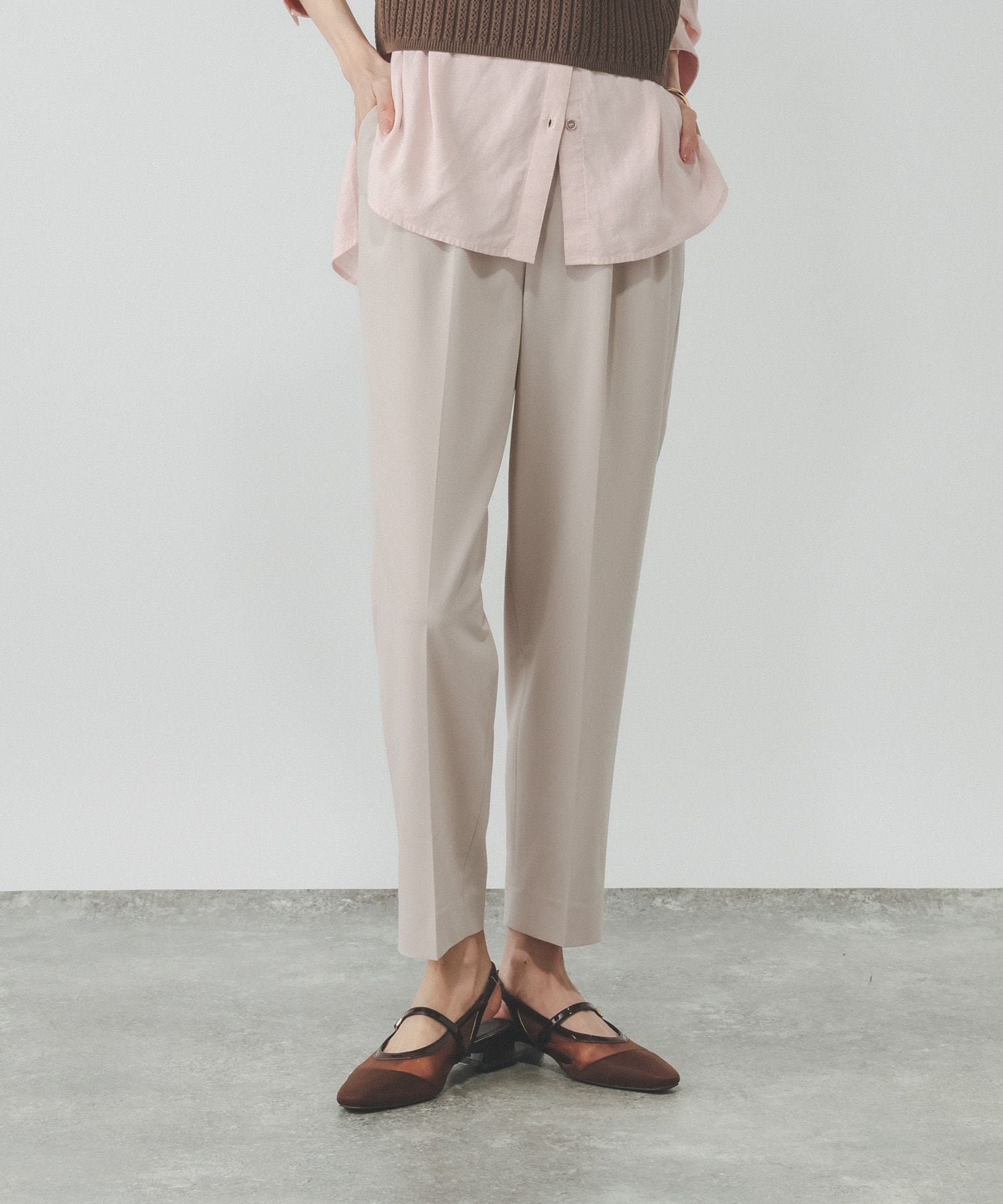 【グローバルワーク/GLOBAL WORK】のウツクシルエットDRYテーパードパンツ/636544 大人の最旬トレンドファッション＆コーディネート founy(ファウニー) 　ファッション　Fashion　レディースファッション　Fashion for Women　パンツ　Pants & Trousers　ジップ　Zip, Zipper　ジャケット　Jacket, Outerwear　ストレッチ　Stretch, Stretchy Fabric　センター　Center, Center Line　人気　Popular, Best Seller　フラット　Flat, Flat Shoes　フロント　Front, Front Design　ポケット　Pocket, Pocket Detail　リラックス　Relax, Relaxed Fit　おすすめ　Recommended / Our Picks　夏　Summer　ビジネス 仕事 通勤　Business / Work / Commuting　 other-1|ID: prp329100004978990 ipo3291000000037311500
