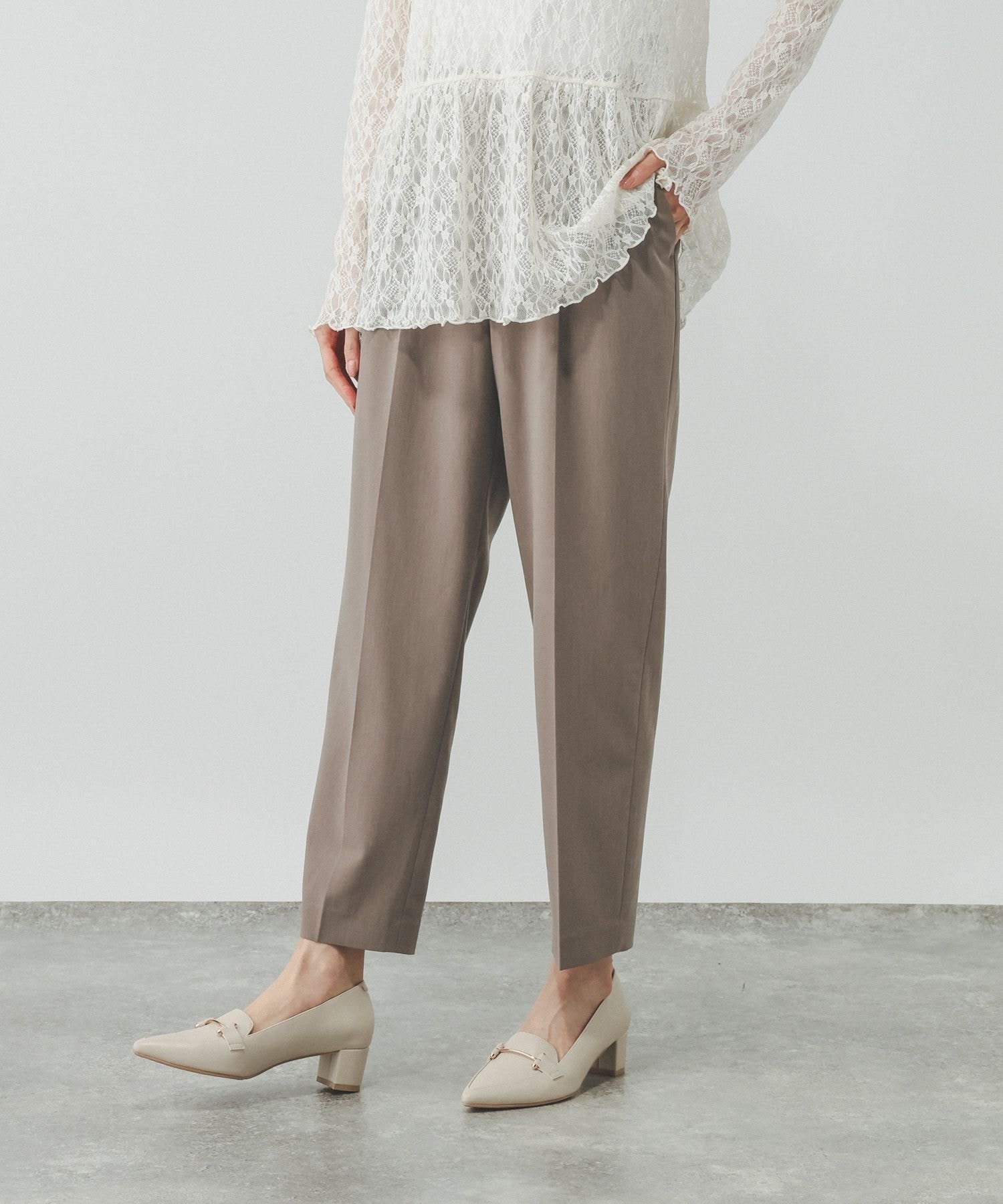 【グローバルワーク/GLOBAL WORK】のウツクシルエットDRYテーパードパンツ/636544 インテリア・キッズ・メンズ・レディースファッション・服の通販 founy(ファウニー) 　ファッション　Fashion　レディースファッション　Fashion for Women　パンツ　Pants & Trousers　ジップ　Zip, Zipper　ジャケット　Jacket, Outerwear　ストレッチ　Stretch, Stretchy Fabric　センター　Center, Center Line　人気　Popular, Best Seller　フラット　Flat, Flat Shoes　フロント　Front, Front Design　ポケット　Pocket, Pocket Detail　リラックス　Relax, Relaxed Fit　おすすめ　Recommended / Our Picks　夏　Summer　ビジネス 仕事 通勤　Business / Work / Commuting　モカ53|ID: prp329100004978990 ipo3291000000037311504
