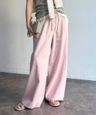 【ドゥドゥ/DouDou】の【8色2サイズ展開】デニムワイドイージーパンツ ピンク|ID: prp329100004979000 ipo3291000000037311589