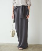 【プラージュ/Plage】のSheer urake スカート 大人の最旬トレンドファッション＆コーディネート founy(ファウニー) ファッション Fashion レディースファッション Fashion for Women スカート Skirts おすすめ Recommended / Our Picks カーディガン Cardigan, Knitwear シンプル Simple, Minimal スリット Slit, Slit Detail セットアップ Set-Up, Coordinated Outfit ロング Long, Long-Length thumbnail グレー|ID: prp329100004979010 ipo3291000000037311656