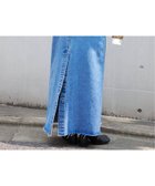 【アウトドアプロダクツ ユージュアルシングス/OUTDOOR PRODUCTS Usual Things】の追加5 ULTデニムスリットリーンスカート 大人の最旬トレンドファッション＆コーディネート founy(ファウニー) ファッション Fashion レディースファッション Fashion for Women スカート Skirts ヴィンテージ Vintage Style デニム Denim, Jeans Material 定番 Standard, Basic Item 人気 Popular, Best Seller ミドル Middle Length, Mid Height エレガント 上品 Elegant thumbnail ブルー A|ID: prp329100004979013 ipo3291000000037311676