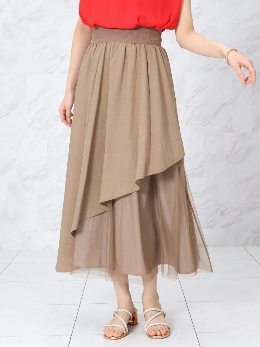 【ヴァン/Vin】のアシメヘムフレアスカート 大人の最旬トレンドファッション＆コーディネート founy(ファウニー) 　ファッション　Fashion　レディースファッション　Fashion for Women　スカート　Skirts　Aライン・フレアスカート　A-Line & Flared Skirts　アシンメトリー　Asymmetrical Style　春　Spring　カットソー　Cut and Sewn Top　コンパクト　Compact, Small Size　ショート　Short, Short Length　ジャケット　Jacket, Outerwear　チュール　Tulip, Tulip Motif　人気　Popular, Best Seller　バランス　Balance, Style Balance　フェミニン　Feminine, Girly　フロント　Front, Front Design　ラップ　Wrap, Wrap Design　おすすめ　Recommended / Our Picks　エレガント 上品　Elegant　 other-1|ID: prp329100004979015 ipo3291000000037311683
