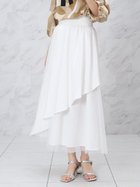 【ヴァン/Vin】のアシメヘムフレアスカート 大人の最旬トレンドファッション＆コーディネート founy(ファウニー) ファッション Fashion レディースファッション Fashion for Women スカート Skirts Aライン・フレアスカート A-Line & Flared Skirts アシンメトリー Asymmetrical Style 春 Spring カットソー Cut and Sewn Top コンパクト Compact, Small Size ショート Short, Short Length ジャケット Jacket, Outerwear チュール Tulip, Tulip Motif 人気 Popular, Best Seller バランス Balance, Style Balance フェミニン Feminine, Girly フロント Front, Front Design ラップ Wrap, Wrap Design おすすめ Recommended / Our Picks エレガント 上品 Elegant thumbnail オフホワイト|ID: prp329100004979015 ipo3291000000037311685