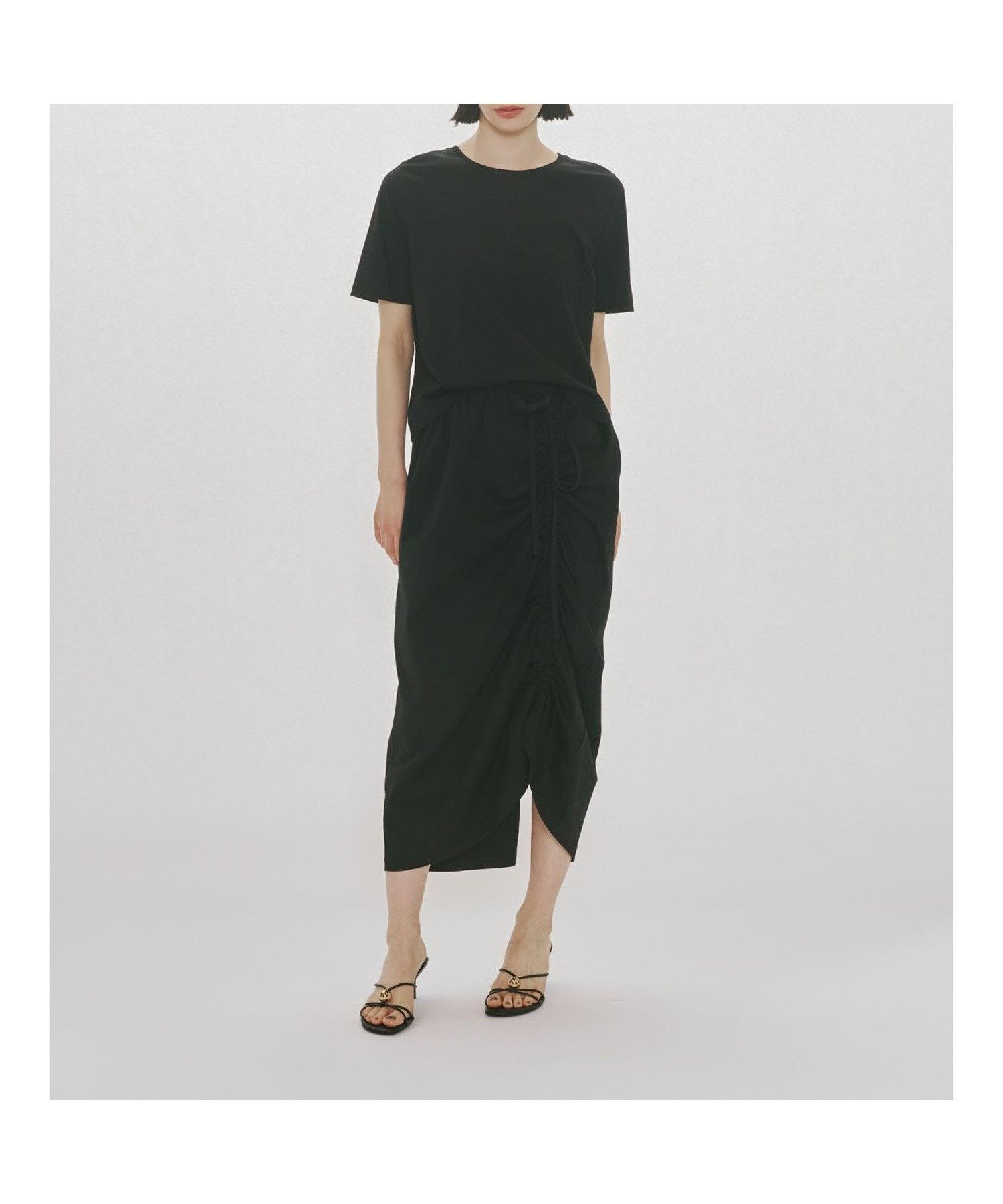 【マーコート/MARcourt】のMIDIUMISOLID for Ladies ドローストリングスカート 大人の最旬トレンドファッション＆コーディネート founy(ファウニー) 　ファッション　Fashion　レディースファッション　Fashion for Women　スカート　Skirts　ギャザー　Gathered, Ruffled　スタンダード　Standard, Basic　スリット　Slit, Slit Detail　ドレープ　Drape, Draping Fabric　フロント　Front, Front Design　ポケット　Pocket, Pocket Detail　リラックス　Relax, Relaxed Fit　再入荷　Restock / Back in Stock　無地　Plain, Solid Color　 other-1|ID: prp329100004979041 ipo3291000000037311786
