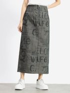 【ヴァン/Vin】のフロントジップペンシルスカート 大人の最旬トレンドファッション＆コーディネート founy(ファウニー) ファッション Fashion レディースファッション Fashion for Women スカート Skirts クラシカル Classical, Vintage-Inspired グラフィック Graphic, Graphic Design スリット Slit, Slit Detail バランス Balance, Style Balance プリント Print, Printed Pattern ペンシル Pencil, Pencil Skirt エレガント 上品 Elegant thumbnail ブラック|ID: prp329100004979050 ipo3291000000037311817
