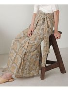 【バブ ブージュルード/Bab Bou Jeloud】の【WEB限定】パネルプリントラップスカート 大人の最旬トレンドファッション＆コーディネート founy(ファウニー) ファッション Fashion レディースファッション Fashion for Women スカート Skirts カットソー Cut and Sewn Top シンプル Simple, Minimal スマート Smart, Elegant リボン Ribbon, Bow ロング Long, Long-Length 再入荷 Restock / Back in Stock thumbnail BEIGE|ID: prp329100004979055 ipo3291000000037311834