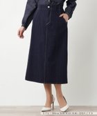 【レリアン/LEILIAN】のデニムスカート【L JEANS】 大人の最旬トレンドファッション＆コーディネート founy(ファウニー) ファッション Fashion レディースファッション Fashion for Women スカート Skirts デニムスカート・カジュアルスカート Denim Skirts ウォッシャブル Machine Washable エレガント 上品 Elegant スリット Slit, Slit Detail デニム Denim, Jeans Material フィット Fit, Slim Fit ポケット Pocket, Pocket Detail ワーク Workwear, Utility Style 夏 Summer thumbnail ネイビー|ID: prp329100004979059 ipo3291000000037311848