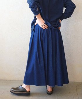 【ジャーナルスタンダード ラックス/journal standard luxe】の10OZデニムタックスカート 大人の最旬トレンドファッション＆コーディネート founy(ファウニー) ファッション Fashion レディースファッション Fashion for Women スカート Skirts 2025年 2025 2025-2026秋冬・A/W Autumn/Winter 2025–26 AW25–26 インディゴ Indigo Denim スマート Smart, Elegant デニム Denim, Jeans Material ループ Loop, Loop Knit ヴィンテージ Vintage Style |ID:prp329100004979074