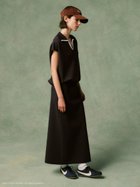 【エミ/emmi】のIラインニットスカート【セットアップ対応】/ウォッシャブル/UVカット/接触冷感 大人の最旬トレンドファッション＆コーディネート founy(ファウニー) ファッション Fashion レディースファッション Fashion for Women セットアップ Matching Sets スカート・ミニ/ミディ/マキシ Skirts / Mini, Midi & Maxi Skirts ウォッシャブル Machine Washable カーディガン Cardigan, Knitwear シンプル Simple, Minimal スマート Smart, Elegant スリット Slit, Slit Detail セットアップ Set-Up, Coordinated Outfit 半袖 Short Sleeve, Half Sleeve 日傘 Parasol, UV Umbrella 夏 Summer エレガント 上品 Elegant thumbnail NVY[089]|ID: prp329100004979080 ipo3291000000037311919