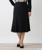 【レリアン/LEILIAN】のウールジョーゼットフレアスカート 大人の最旬トレンドファッション＆コーディネート founy(ファウニー) ファッション Fashion レディースファッション Fashion for Women スカート Skirts Aライン・フレアスカート A-Line & Flared Skirts パターン Pattern, Design Print フレア Flare, Flared ベーシック Basic, Essential ポケット Pocket, Pocket Detail 無地 Plain, Solid Color 秋 Autumn thumbnail ブラック|ID: prp329100004979101 ipo3291000000037311982