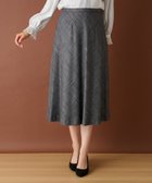 【レリアン/LEILIAN】のスカート【BOTTO GIUSEPPE】 大人の最旬トレンドファッション＆コーディネート founy(ファウニー) ファッション Fashion レディースファッション Fashion for Women スカート Skirts エレガント 上品 Elegant チェック Check, Plaid, Tartan バイアス Bias, Diagonal Cut フレア Flare, Flared thumbnail ダークブラウン系|ID: prp329100004979102 ipo3291000000037311984