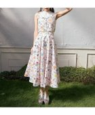 【レディアゼル/REDYAZEL】の【LoveArt Series】LoveArt ロングフレアスカート 大人の最旬トレンドファッション＆コーディネート founy(ファウニー) ファッション Fashion レディースファッション Fashion for Women スカート Skirts Aライン・フレアスカート A-Line & Flared Skirts イラスト Illustration シンプル Simple, Minimal セットアップ Set-Up, Coordinated Outfit 手描き Hand-Drawn, Illustrated バランス Balance, Style Balance ビスチェ Bustier, Corset Top フレア Flare, Flared プリント Print, Printed Pattern ボトム Bottoms, Lower Wear おすすめ Recommended / Our Picks thumbnail ピンク|ID: prp329100004979108 ipo3291000000037312004