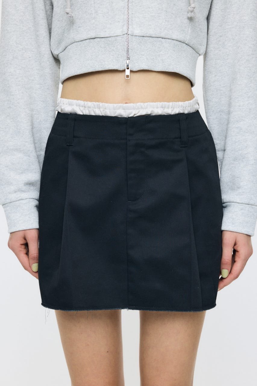 【マウジー/moussy】のLAYER MINI スカート インテリア・キッズ・メンズ・レディースファッション・服の通販 founy(ファウニー) 　ファッション　Fashion　レディースファッション　Fashion for Women　スカート　Skirts　おすすめ　Recommended / Our Picks　アンダー　Underwear Essentials　サンダル　Sandals, Summer Shoes　ショーツ　Shorts, Short Pants　ダウン　Down, Puffer　ロング　Long, Long-Length　人気　Popular, Best Seller　再入荷　Restock / Back in Stock　BLK|ID: prp329100004979109 ipo3291000000037312007