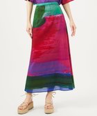【シビラ/SYBILLA】のアートプリントスカート 大人の最旬トレンドファッション＆コーディネート founy(ファウニー) ファッション Fashion レディースファッション Fashion for Women スカート Skirts エアリー Airy Texture ギャザー Gathered, Ruffled バランス Balance, Style Balance パープル Purple, Violet ロング Long, Long-Length エレガント 上品 Elegant thumbnail マルチカラー|ID: prp329100004979124 ipo3291000000037312052