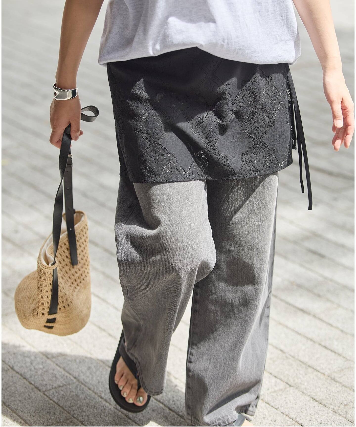 【ジャーナルスタンダード/JOURNAL STANDARD】のコードレースラップ スカート インテリア・キッズ・メンズ・レディースファッション・服の通販 founy(ファウニー) 　ファッション　Fashion　レディースファッション　Fashion for Women　スカート　Skirts　おすすめ　Recommended / Our Picks　スマート　Smart, Elegant　ラップ　Wrap, Wrap Design　レース　Lace, Lace Fabric　エレガント 上品　Elegant　今季　This Season, Current Season　ブラック|ID: prp329100004979141 ipo3291000000037312106