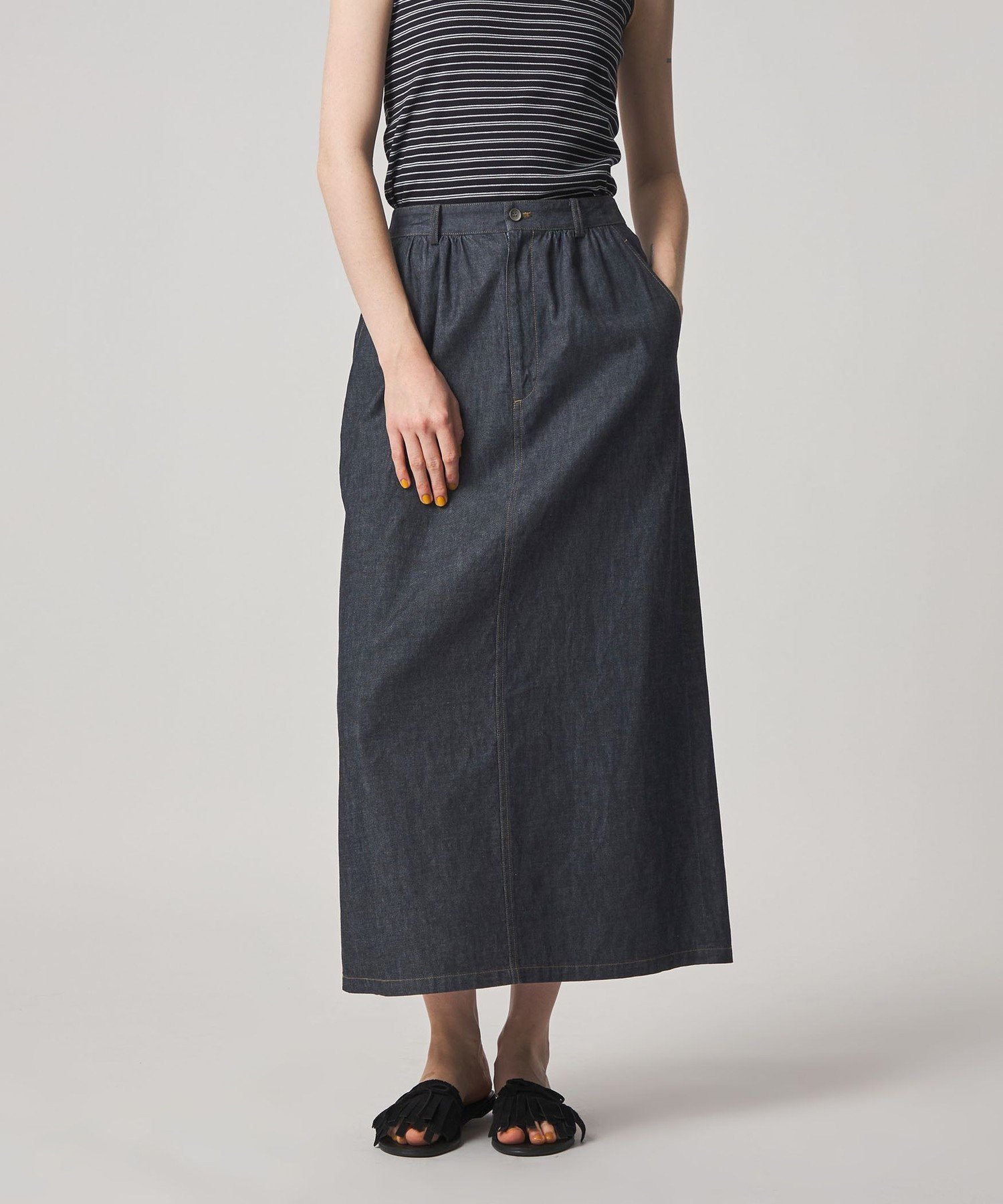 【ビューティ&ユース ユナイテッドアローズ/BEAUTY&YOUTH / UNITED ARROWS】のSteven Alan ライトオンスデニム ロング スカート 大人の最旬トレンドファッション＆コーディネート founy(ファウニー) 　ファッション　Fashion　レディースファッション　Fashion for Women　スカート　Skirts　アメリカン　American Style　シンプル　Simple, Minimal　ニューヨーク　New York, NYC Style　ロング　Long, Long-Length　 other-1|ID: prp329100004979142 ipo3291000000037312108