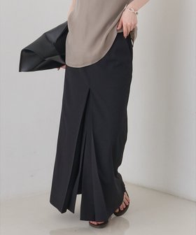 【ルージュヴィフラクレ/Rouge vif la cle】の【防しわ】【梳毛調ストレッチ素材】ダブルタックフロントスリットタイトスカート 大人の最旬トレンドファッション＆コーディネート founy(ファウニー) ファッション Fashion レディースファッション Fashion for Women スカート Skirts サンダル Sandals, Summer Shoes シューズ Shoes, Footwear ストレッチ Stretch, Stretchy Fabric スリット Slit, Slit Detail タイトスカート Pencil Skirt, Tight Skirt ツイル Twist, Twisted Detail バランス Balance, Style Balance フラット Flat, Flat Shoes フロント Front, Front Design おすすめ Recommended / Our Picks エレガント 上品 Elegant ビジネス 仕事 通勤 Business / Work / Commuting |ID:prp329100004979158