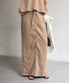 【ドゥドゥ/DouDou】のリヨセルベルト付タイトスカート ベージュ|ID: prp329100004979187 ipo3291000000037312265